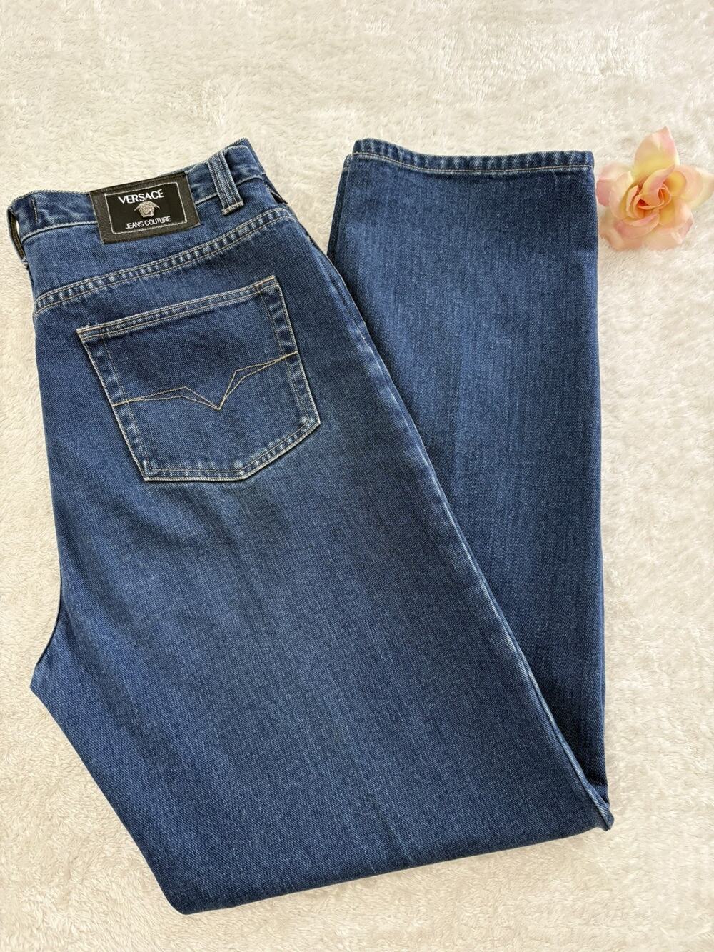 Versace - VTG Men’s Classic Blue Jeans Straight Leg 34/48- Made in Italy